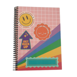 Blissberry Spiral Hard Cover Notebook – Happiness