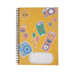 Blissberry Spiral Hard Cover A5 Notebook – Travel Theme