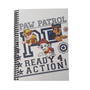 Paw Patrol Spiral Hard Cover Notebook – Ready 4 Action