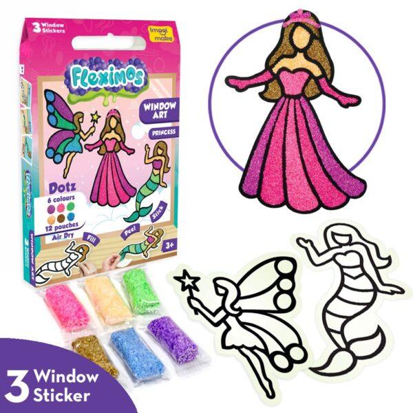 CLAY STICKERS PRINCESS