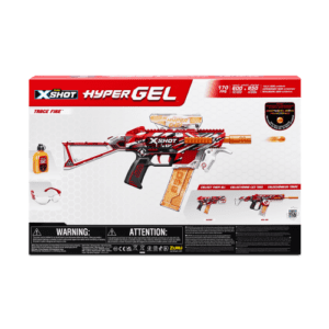 XSHOT Hyper Gel Trace Fire Blaster (10,000 Hyper Gel Pellets)