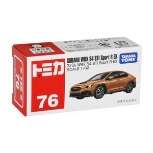 Tomica Subaru WRX S4 STI Sport R EX No.76 | 1: 62 Diecast Scale Model