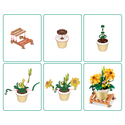 MAX Build More Premium Garden Building Bricks Collection - Image 7