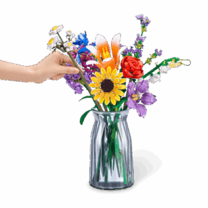 MAX Build More Premium Flowers Building Bricks Collection (Single Flower)