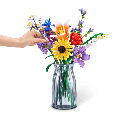MAX Build More Premium Flowers Building Bricks Collection (Single Flower) - Image 2