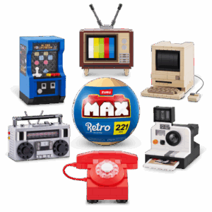 MAX Build More Premium Retro Building Bricks Collection