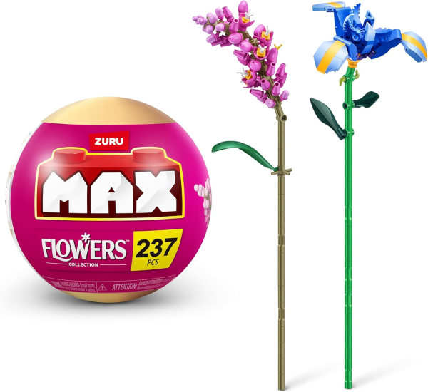 MAX Build More Premium Flowers Building Bricks Collection (2 Flowers)