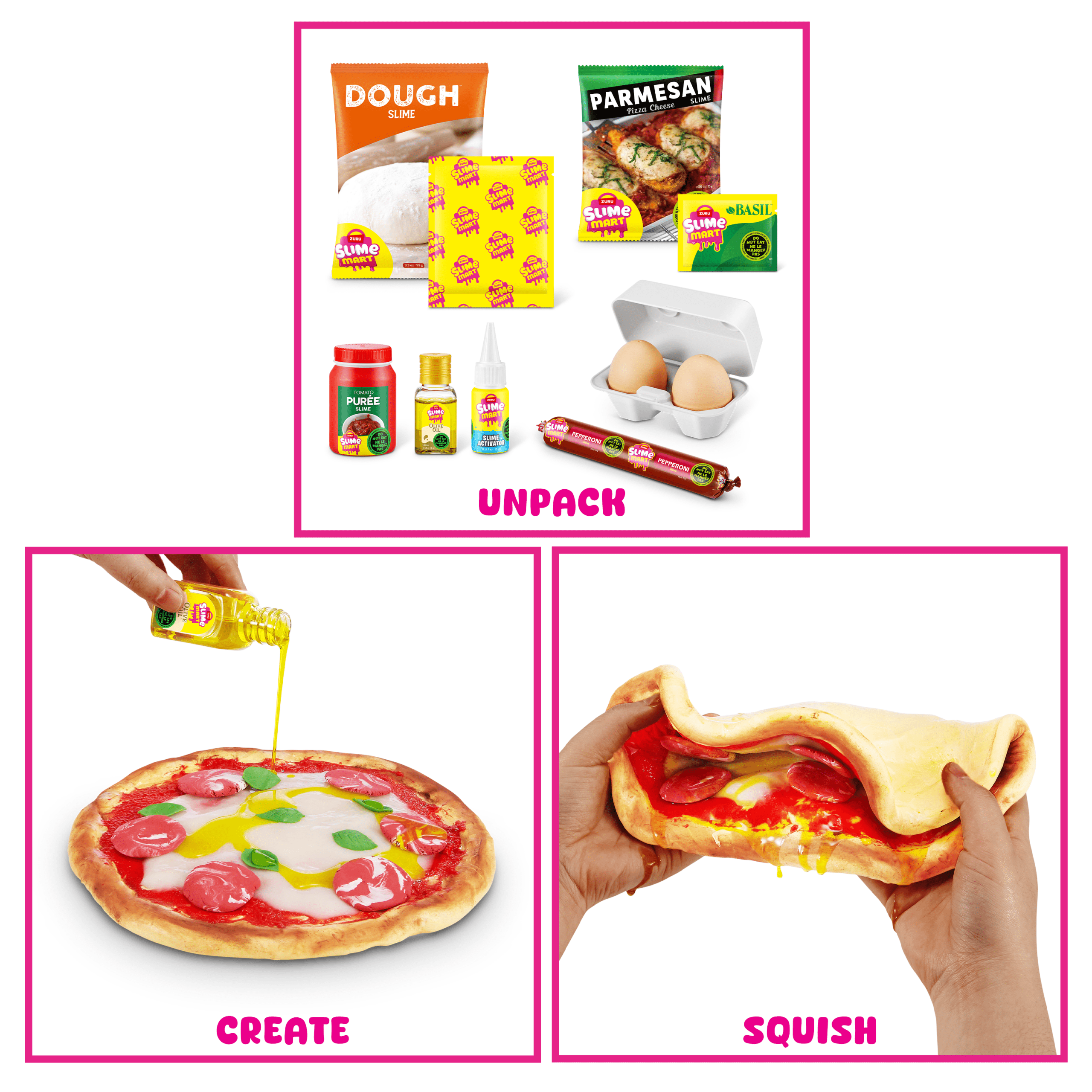 ZURU SLIME MART - SMALL SHOPPING BASKET | PIZZA - Image 5